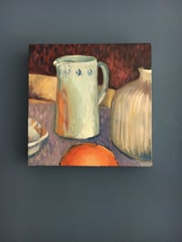 Image 2 of Still life with Jug and Bowl, original oil painting