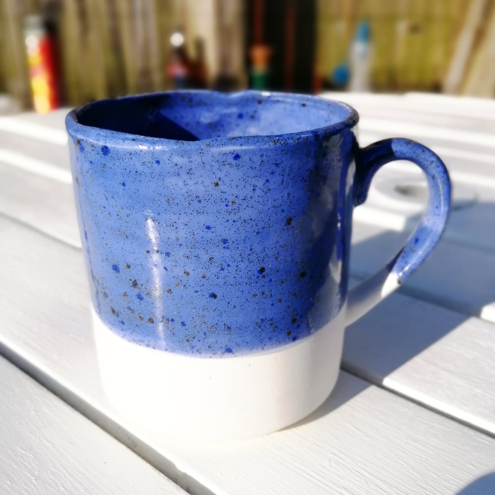 Speckled Blue mugs