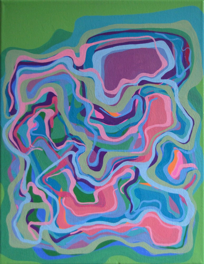 Image of Much to say/Nowhere to go color study