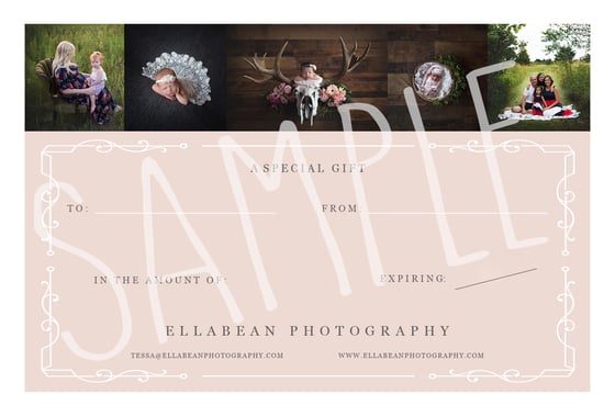 Image of EllaBean Photography Gift Certificates