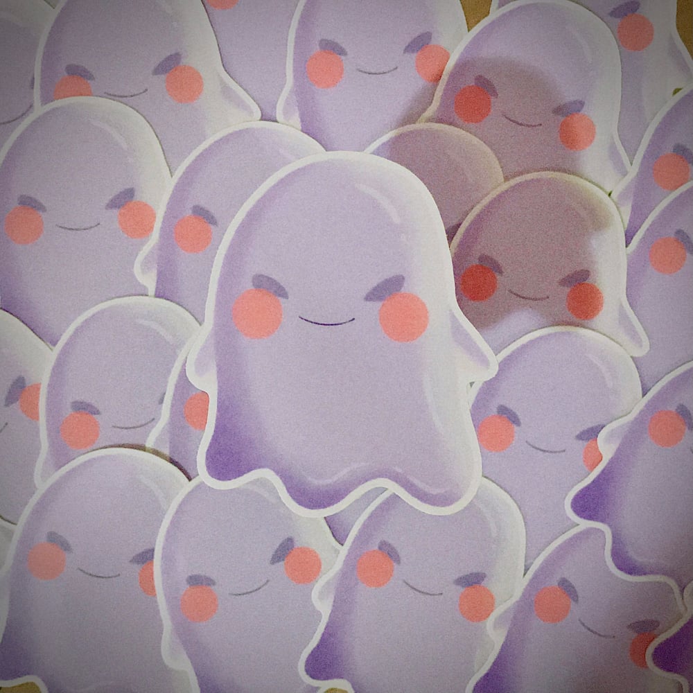 Image of Spooky Little Ghost Jumbo Sticker/3 inches