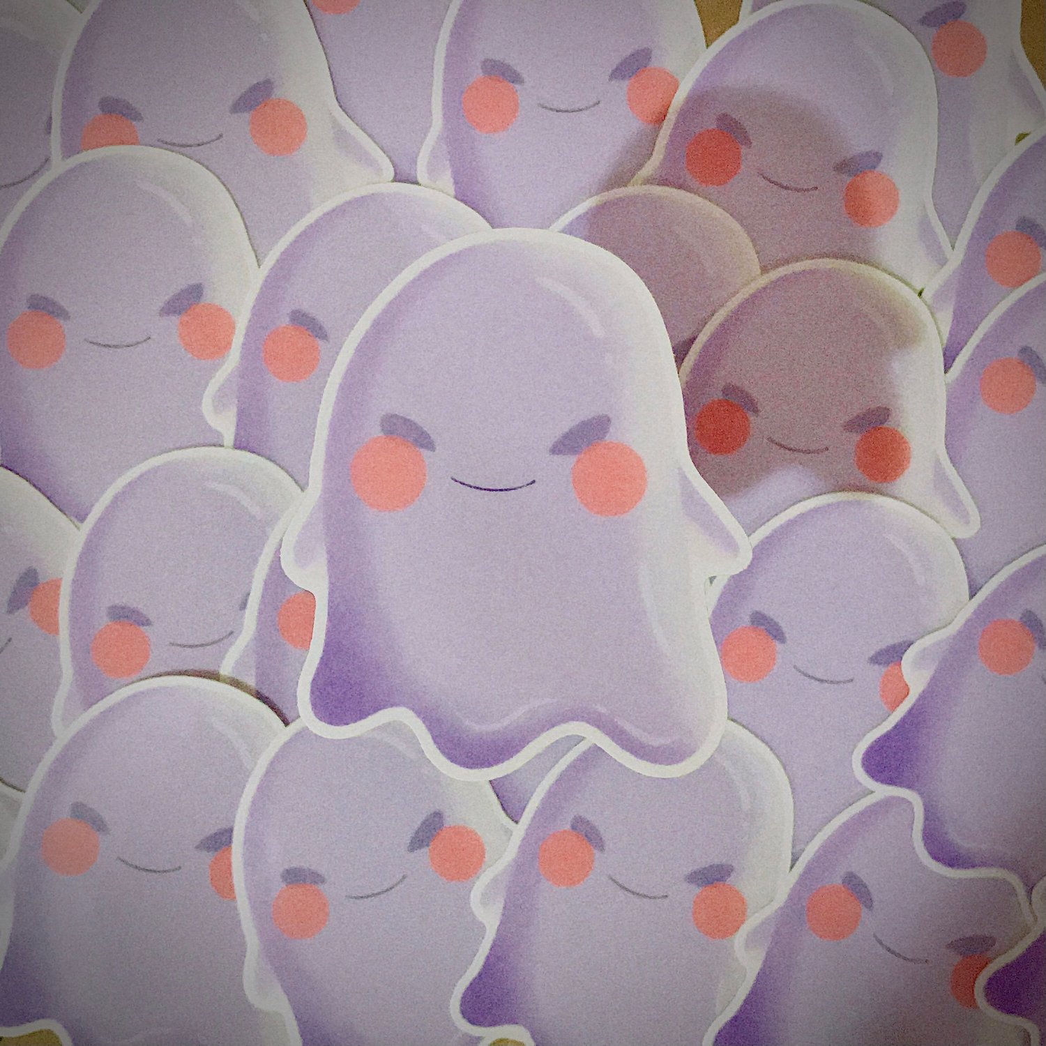 Image of Spooky Little Ghost Jumbo Sticker/3 inches