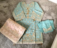 Image 3 of Formals! Sky jewel organza 3 piece 