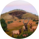 Image 1 of Elk Print - From Original Oil Painting