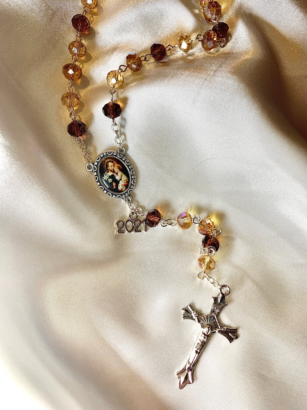 “Year of St. Joseph” Rosary Beads | Full of Grace