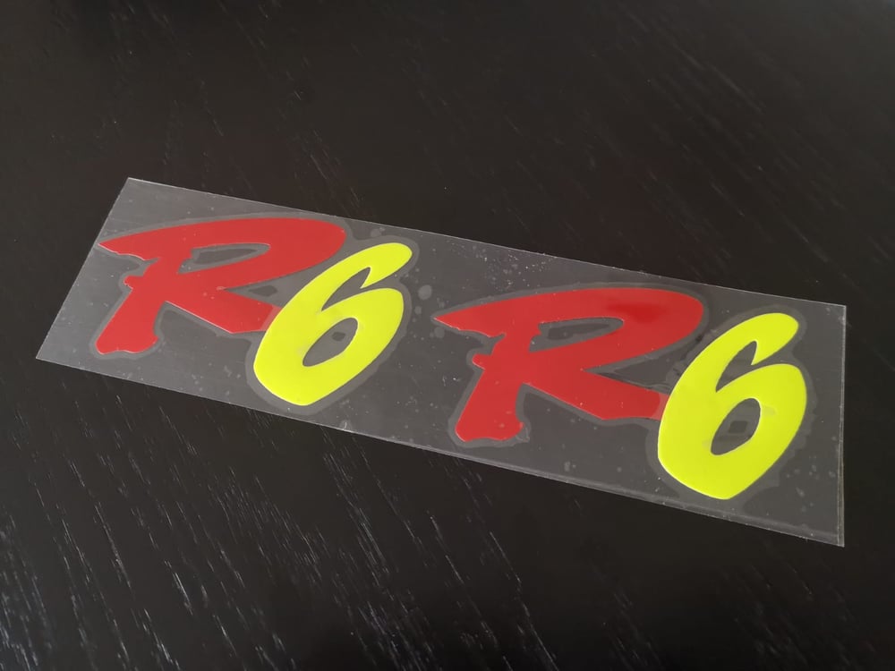 Image of Yamaha R6 Flourescent Decals