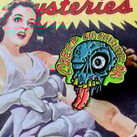 Image 2 of CREEP ON CREEPIN' ON Rotting Zombie 1.75" Soft Enamel Pin