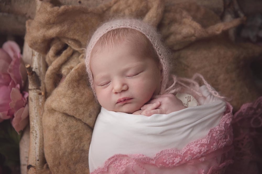 Image of Inclusive Newborn | a custom newborn in-home session | digitally inclusive package
