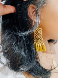 Image 3 of MOROCCAN TASSEL EARRINGS