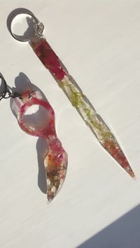 Image 1 of Rose, butterfly wings and moss defensive charms