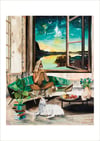 “The Edacious Goat” Limited Edition Giclée Print