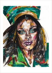 Image 1 of Rihanna Harpers Bazaar Giclée Print