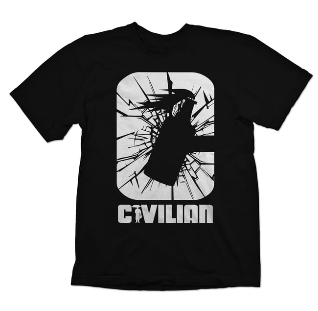 C Logo Crushed Black tee