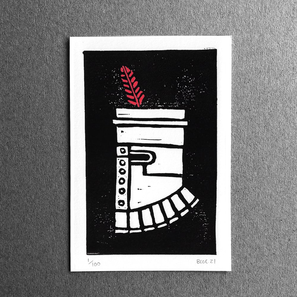 Solaire - Lino Print