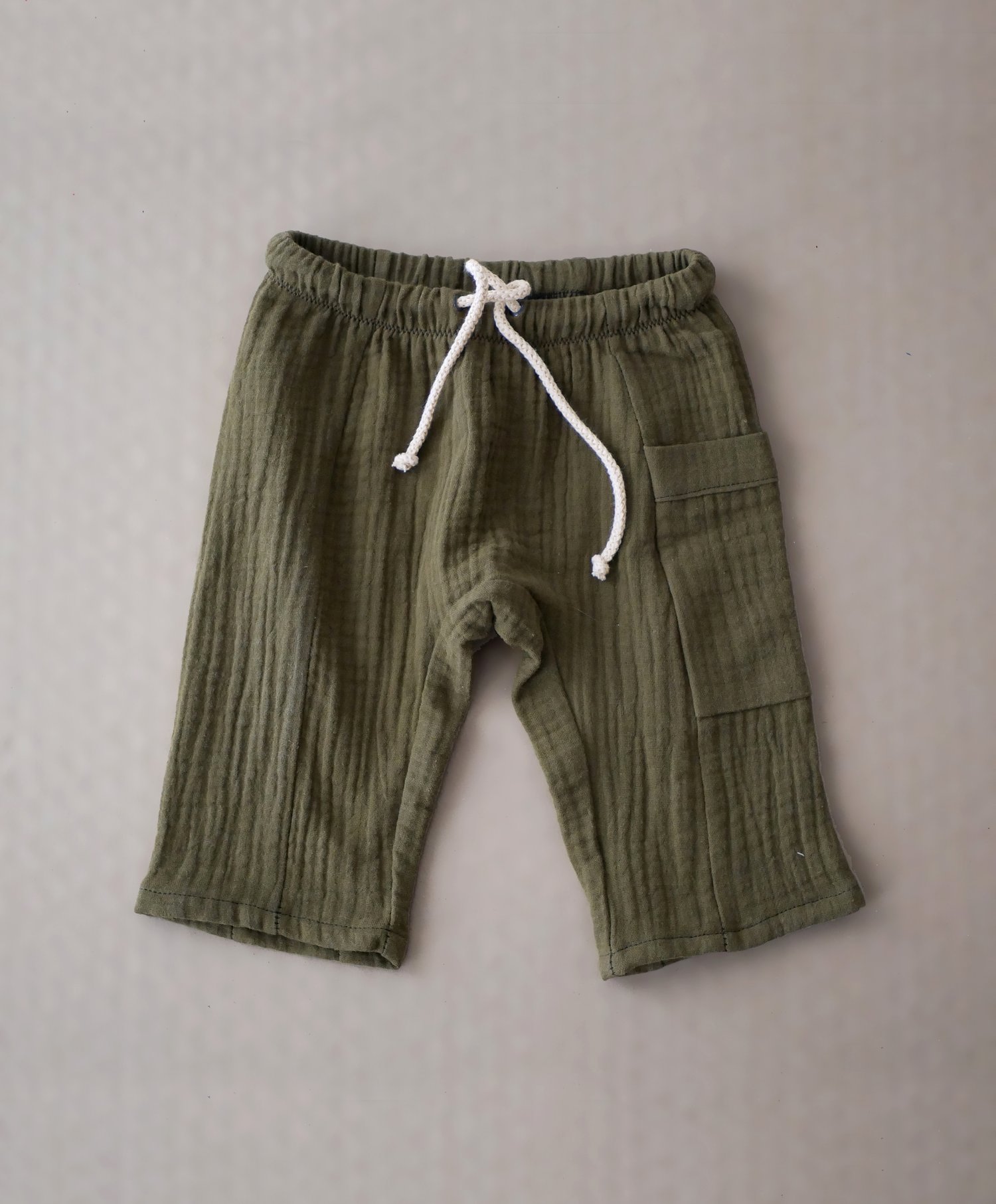 Image of PANTALON double gaze KAKI / PANTS