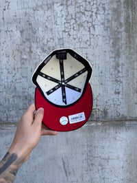 Image 2 of RED BRIM TWO TONE SAN FRANCISCO GIANTS CUSTOM FITTED CAP