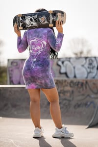 Image 2 of Long sleeve Tiedye Dress