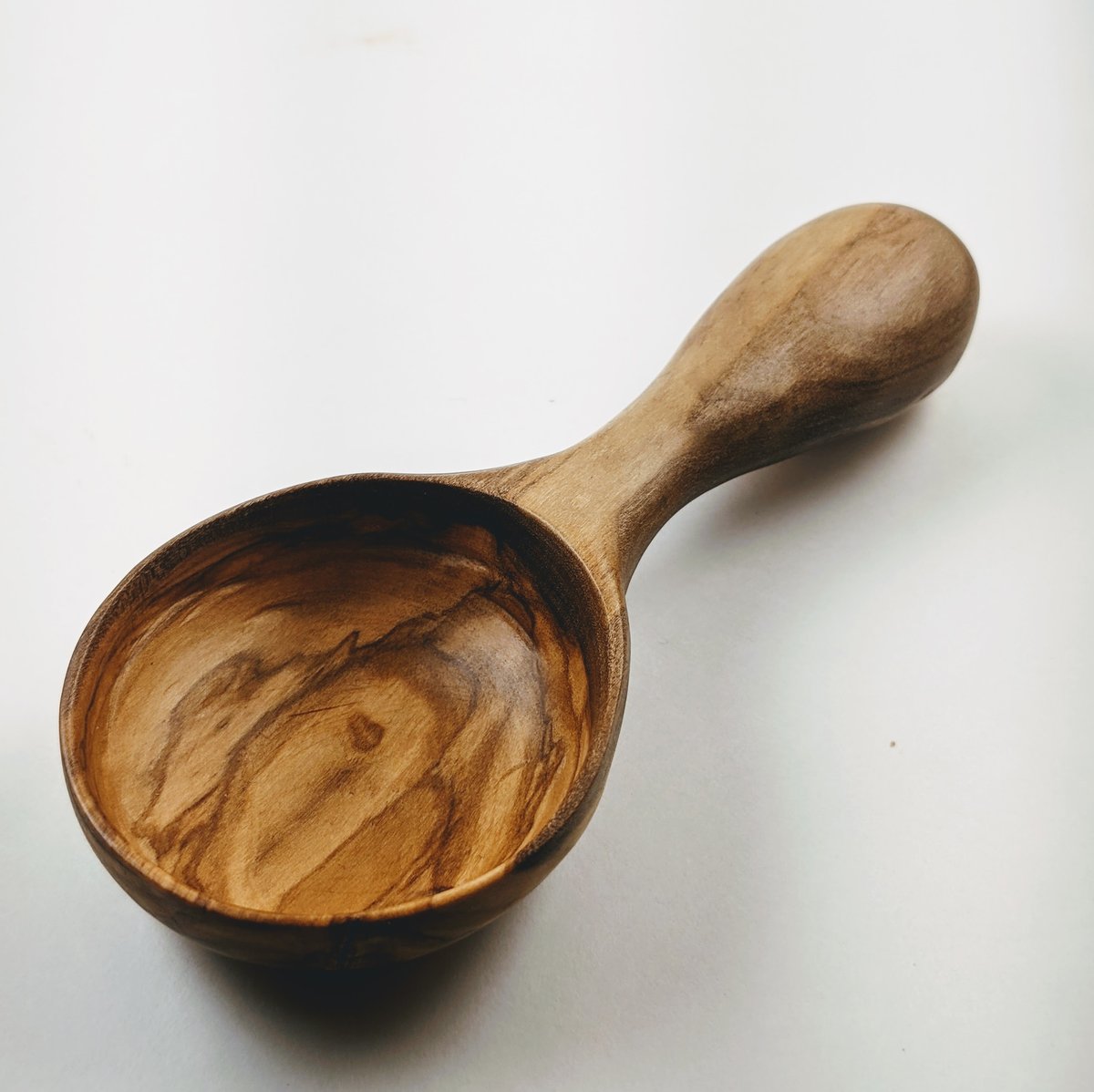 Olive Wood Mini Scoop Spoon