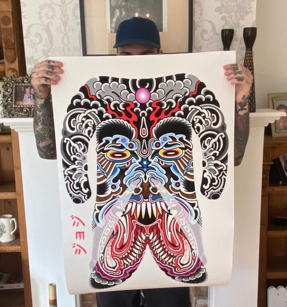 A1 DEMON body suit print 