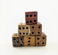 Image 4 of Set of Wooden Dice (6)