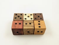 Image 5 of Set of Wooden Dice (6)