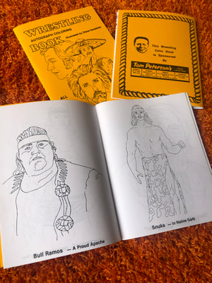 Image of '70s Portland Wrestling Coloring Book Reproduction