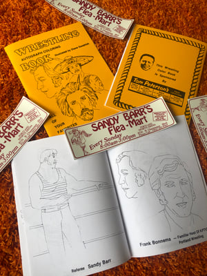 Image of '70s Portland Wrestling Coloring Book Reproduction