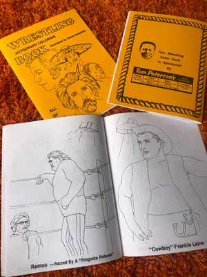 Image of '70s Portland Wrestling Coloring Book Reproduction