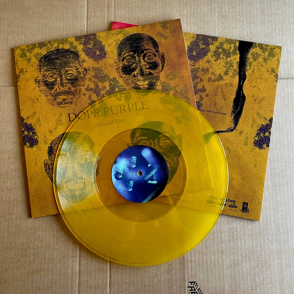 DOPE PURPLE 'Grateful End' Yellow Vinyl LP