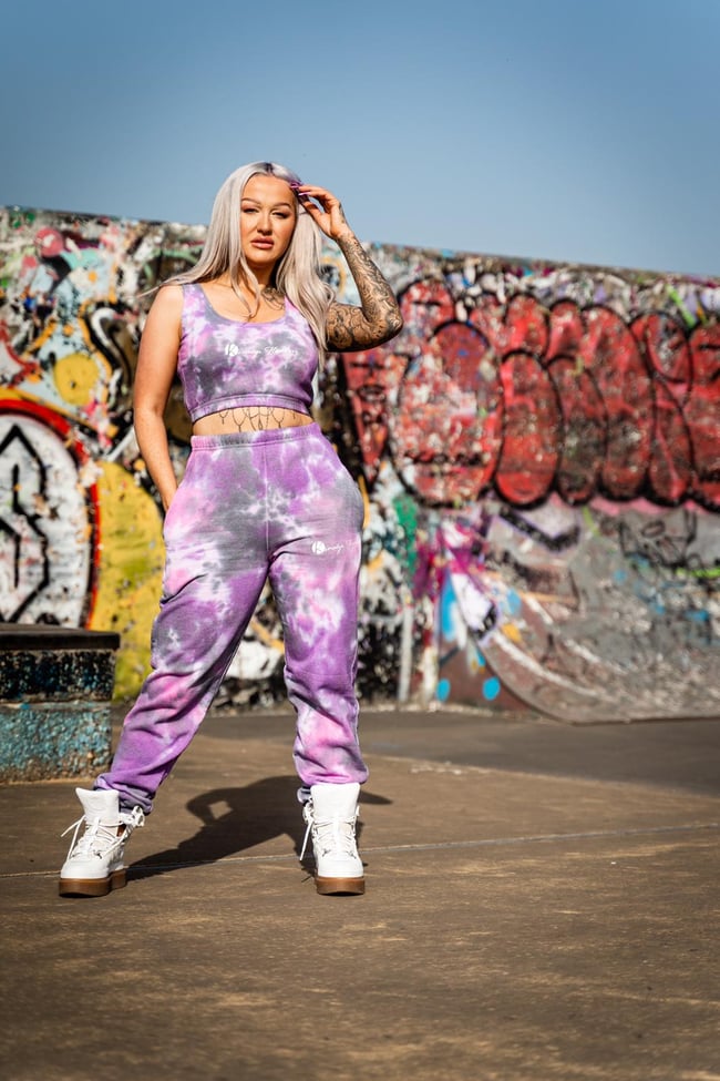 bra and joggers set