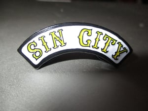 Image of Flying Burrito Brothers Sin City 1 1/2 Inch Wide Enamel Pin
