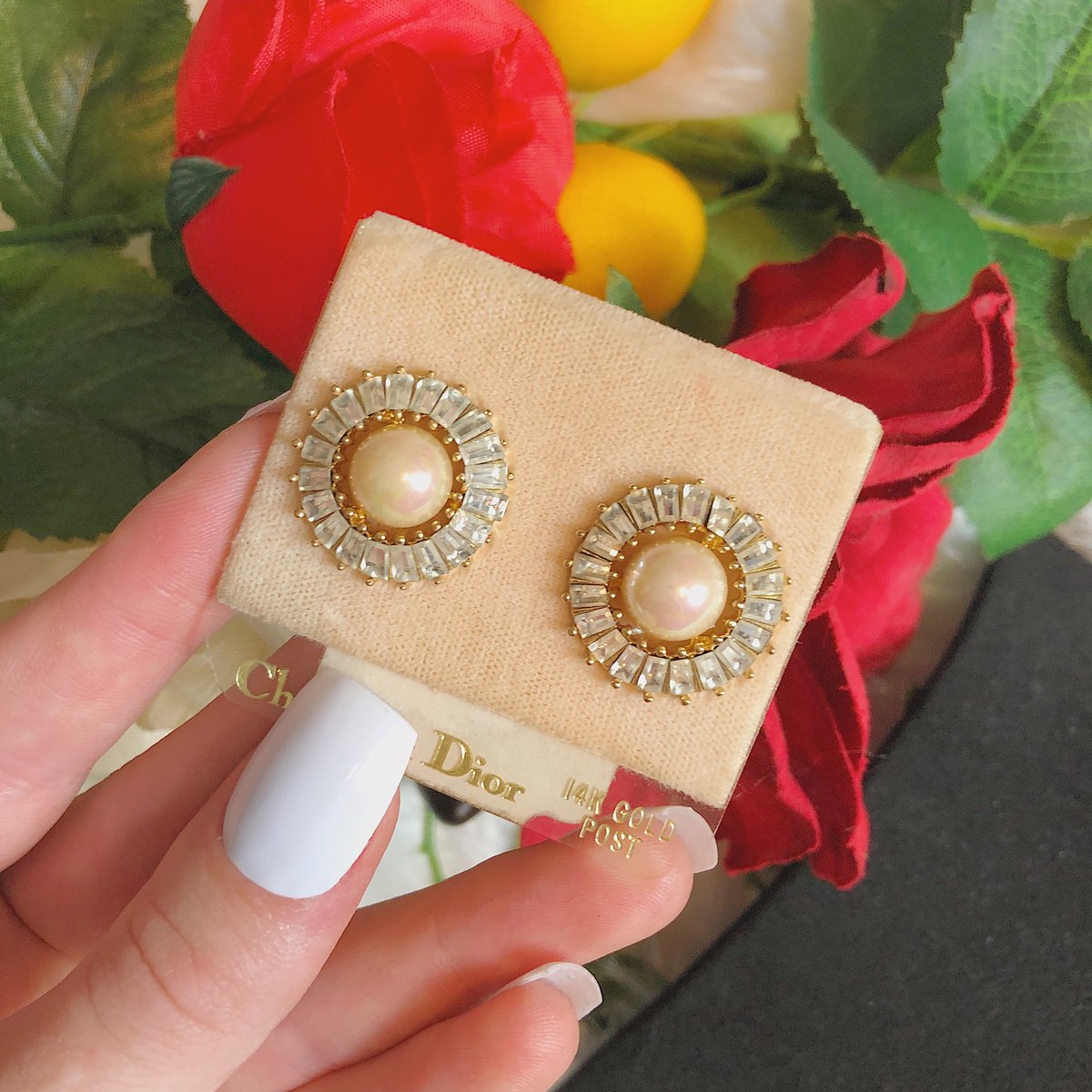 Authentic dior earrings Clearance