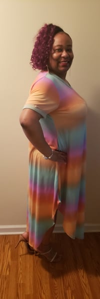 Image 3 of You're Smoking Hot- maxi dress 