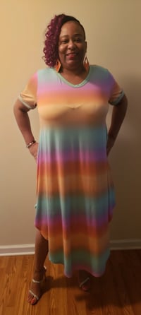 Image 1 of You're Smoking Hot- maxi dress 