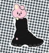 Cooky In Boot Sticker