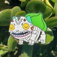 Bulbasaur Calavera Enamel Pin 
