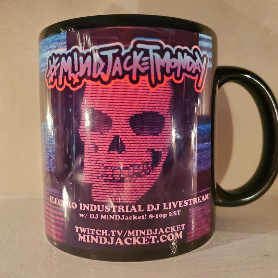 Image of Mindjacket Monday "TV Wall" Black Mug