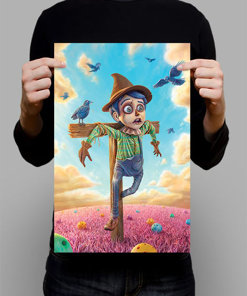 Image of SIGNED Poster - The Scarecrow - 11" X 17"