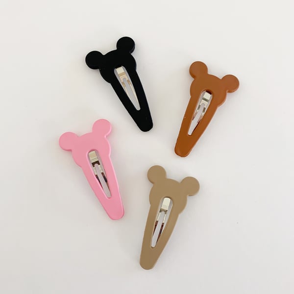 Image of Mickey Snap Clips - Set of 2
