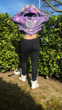 Image 2 of Tiedye Crop Hoodie and Short Set