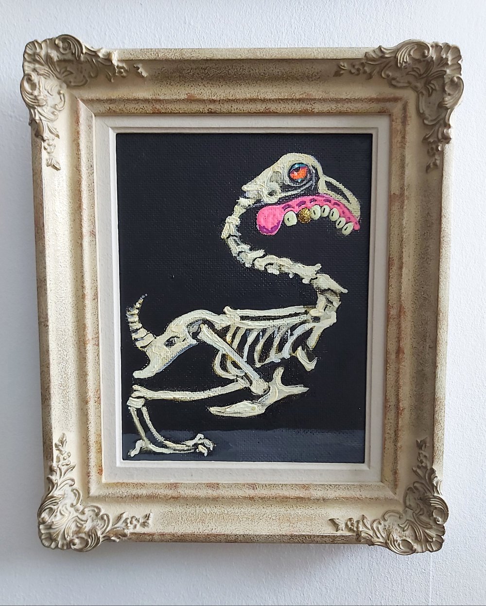 Chicken bones painting 