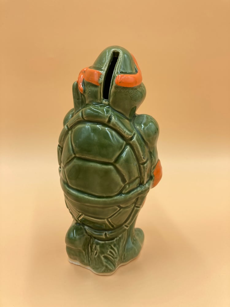 Image of Vintage TMNT money box