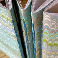 Image 5 of Marbled Notebooks Nonpareil Blues