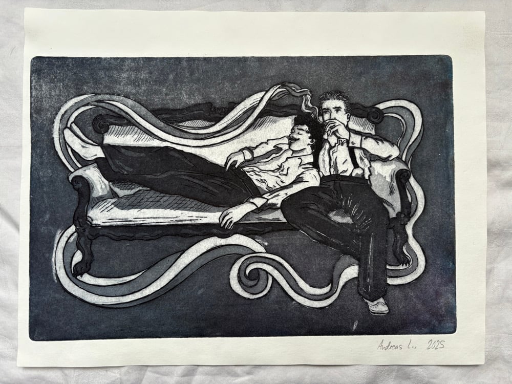 Image of Tender is the Night (intaglio print)