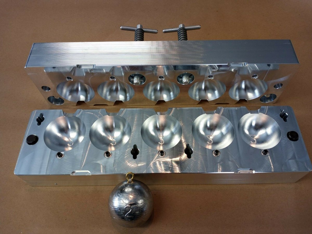 Cannon Ball Moulds + 100 loops by Fishing Weight Moulds by DB