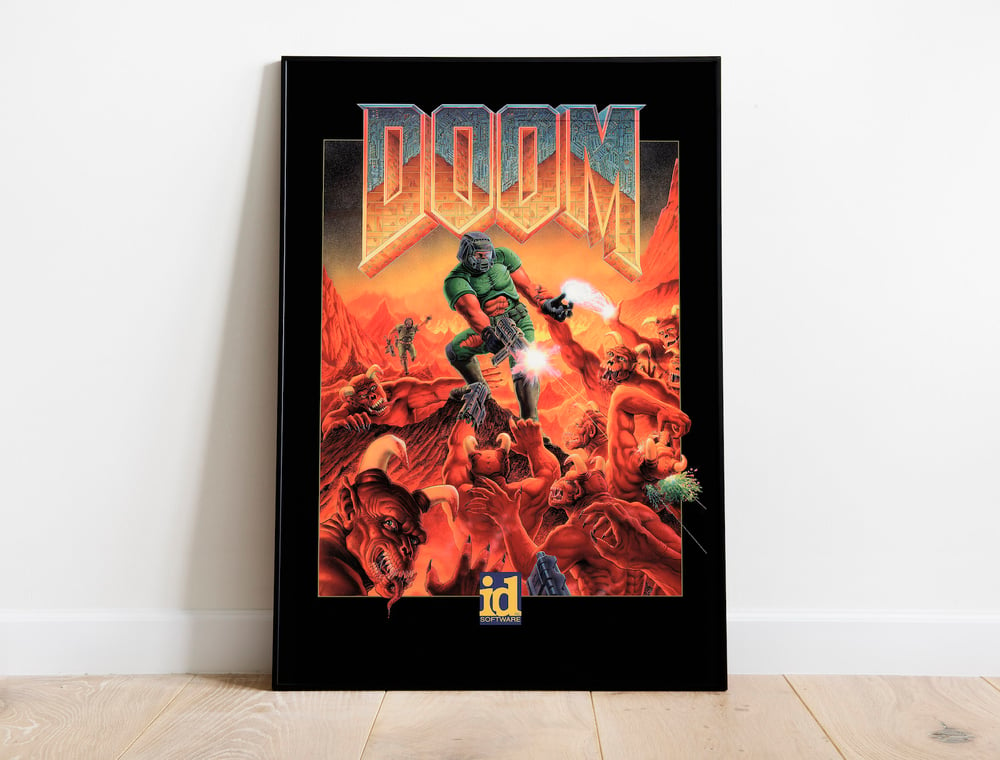 Doom 1993 Original Game Poster, Doomguy Wallpaper