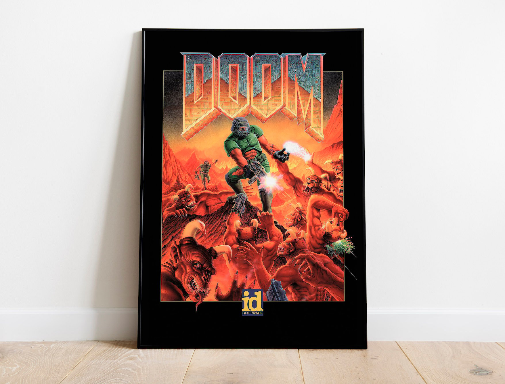 Doom 1993 Original Game Poster, Doomguy Wallpaper | Architeg Prints