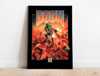 Image 1 of Doom 1993 Original Game Poster, Doomguy Wallpaper