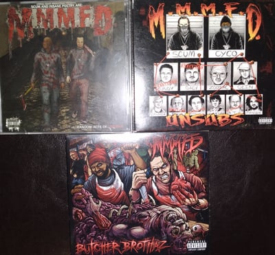 Image of M.M.M.F.D - 3 pack CD special: Unsubs & Random Acts of Violence & Butcher Brothaz