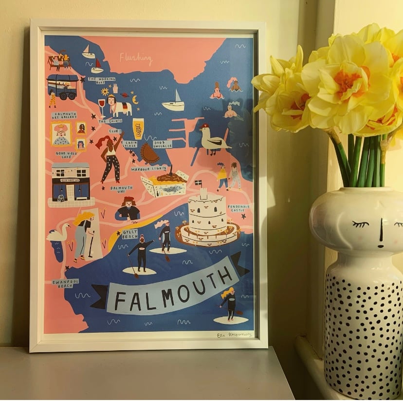 Image of *SUPER SECONDS* Falmouth Map